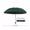 115CM Extra Large Windproof & Waterproof Folding Umbrella Reinforced 190T Impact Cloth For Business Travel Rainy Sunny Days