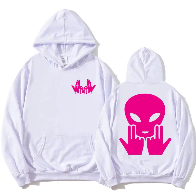JUL Rapper Hip Hop Hoodies Unisex Streetwear Winter Langarm Locker Kapuzenpullover Grafikdruck Pullover Damen Hoodie