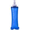 250ml Soft Water Kettle Solid Color Foldable Soft Water Bottle Bag Outdoor Sport Hydration Bladder for Camping Hiking Climbing
