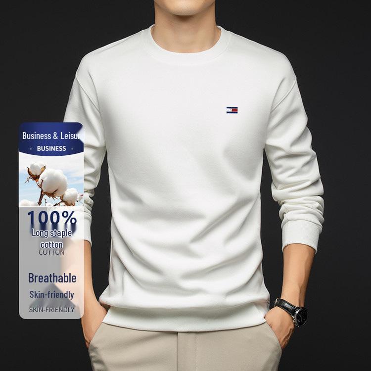 TOMMY Original Men's Cotton Crew Neck Long-Sleeve Casual Pullover