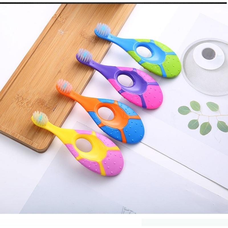 2PCS  Children 1~3 Years Old Toothbrush Soft Bristles U-shaped Protection Deciduous Tooth Cleaning Toothbrush Household Baby Toothbrush HMM