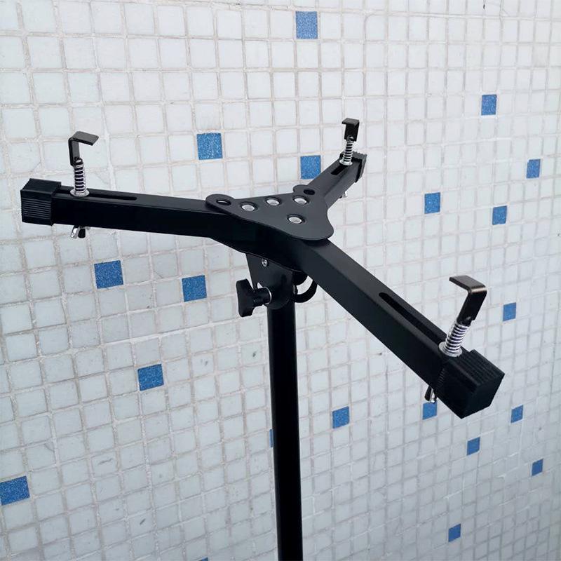 Height-Adjustable Matte Drum Rack & Stand with 11-inch/12-inch Practice Pad