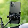 Aluminum Alloy Motorcycle Bike Mobile Phone Holder Gps Stand Holder Handlebar Phone Bracket Mounting Clip