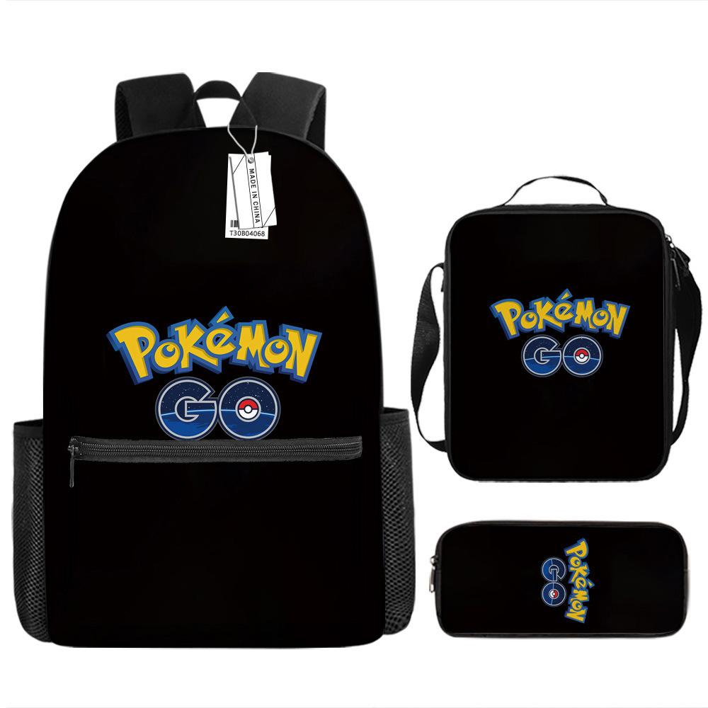 School Season Student Schoolbag Pokémon Pokémon Backpack Cartoon Satchel Pencil Case