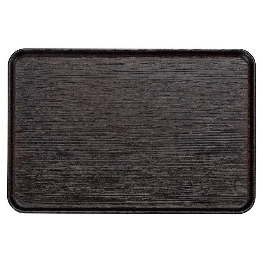 

Showa NH home 36cm Rectangular Dark Made in Lightweight and Product 4979535 Tray, Brown, Japan, Shatter-Resistant, Number