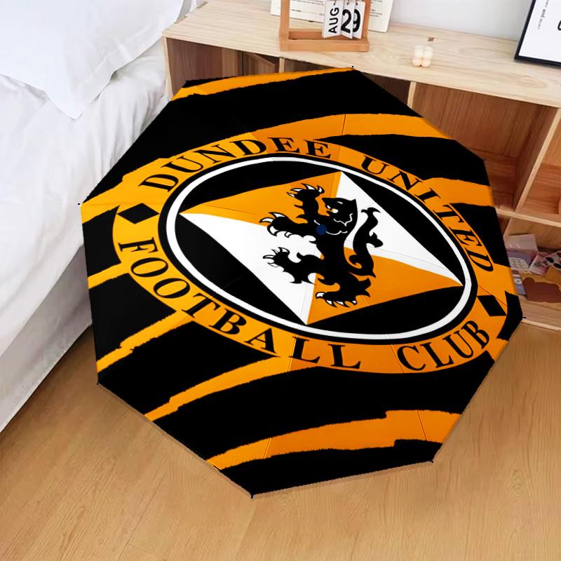 1PC Dundee United Crest Printed Umbrella Folding umbrella, automatic umbrella 8-Frame for Travel, camping Fan gifts Christmas Gifts