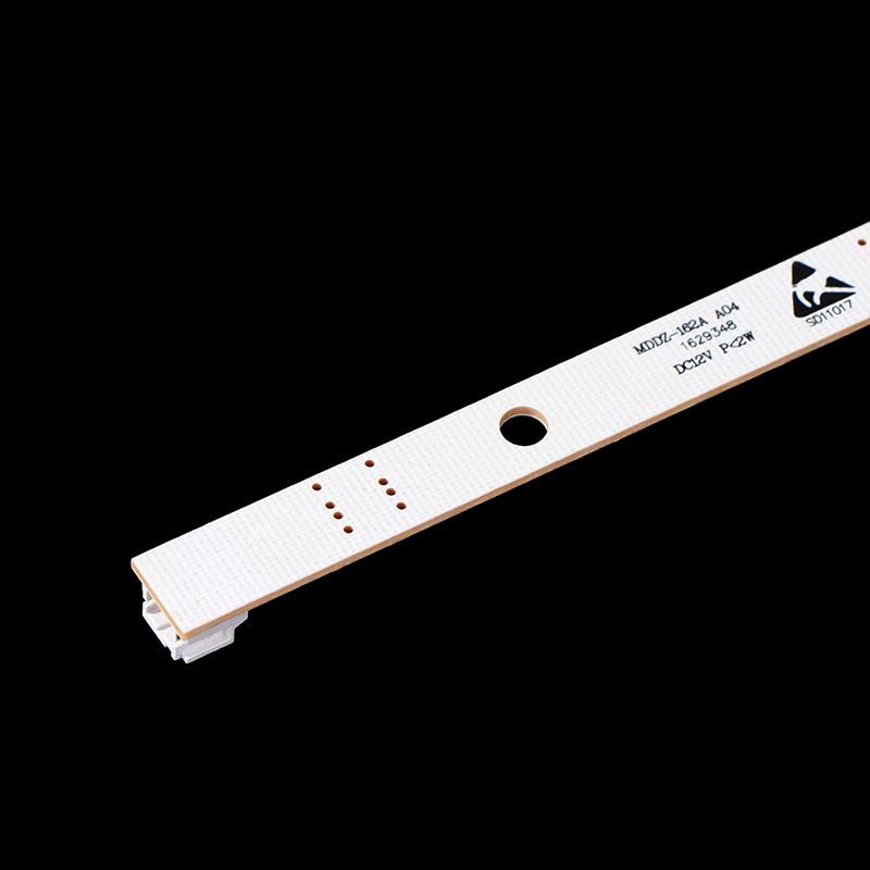 2 Paar Gefrierschrank Kühlschrank LED Streifenlichtleiste Allgemeines Weißes Licht Für E349766 MDDZ-162A 1629348 DC12V 2W HCDM415LC BCD-630WT