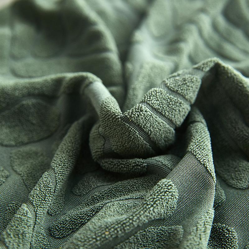 Jacquard Curved Chair Cover All-Inclusive Armless Dining Chair Protective Cover Home Simple Modern Large Round Stool Cover