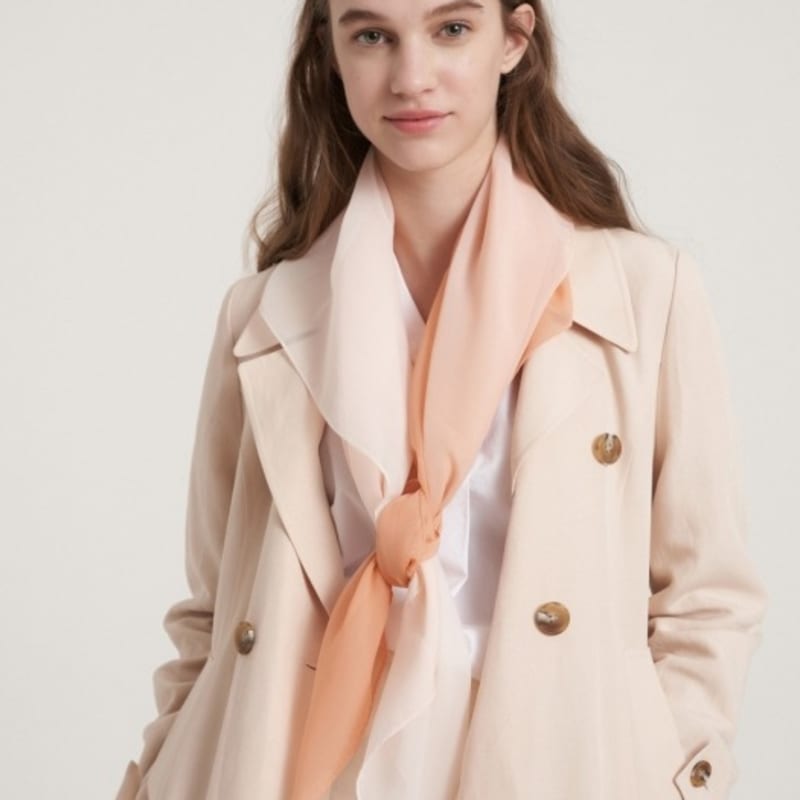 BB’DE SOLI’DE Gradation silk scarf 2color