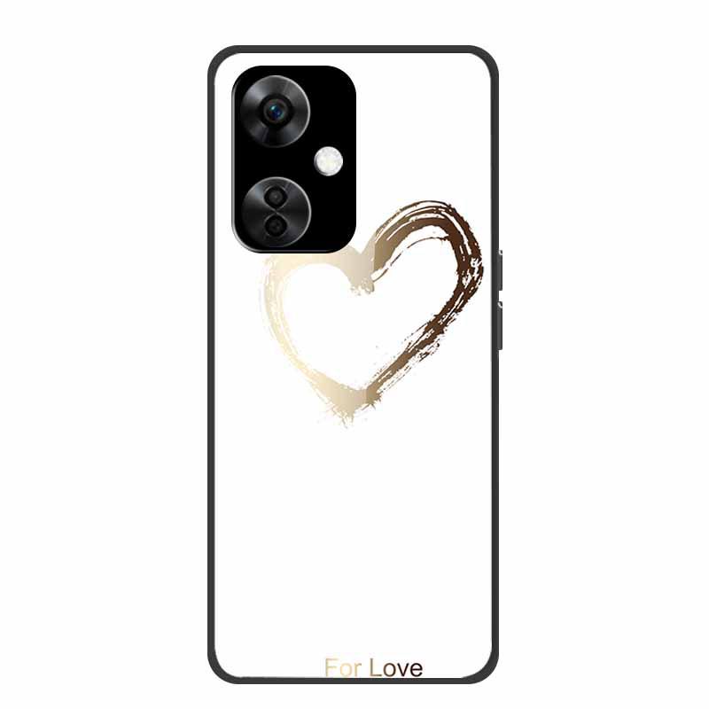 Personalisierte bunte Landschafts-Handyhülle mit gehärtetem Glas für OnePlus NORD CE 3 5G