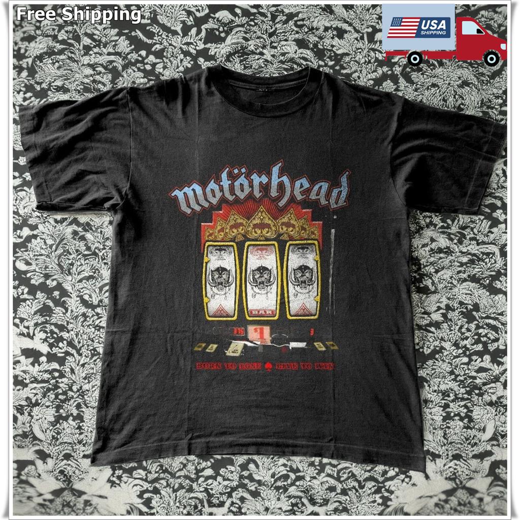 HOT! Motorhead Slots Heavy Metal Band Unisex T-Shirt Size S-5XL