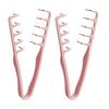 2Pcs Hair Volumizing Comb Men Women Wide Tooth Fluffy Hair Styling Comb Roots Lift