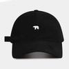Stylish High quality Sanding bear embroidered baseball cap women summer new style wide-brimmed hat that makes face look smaller