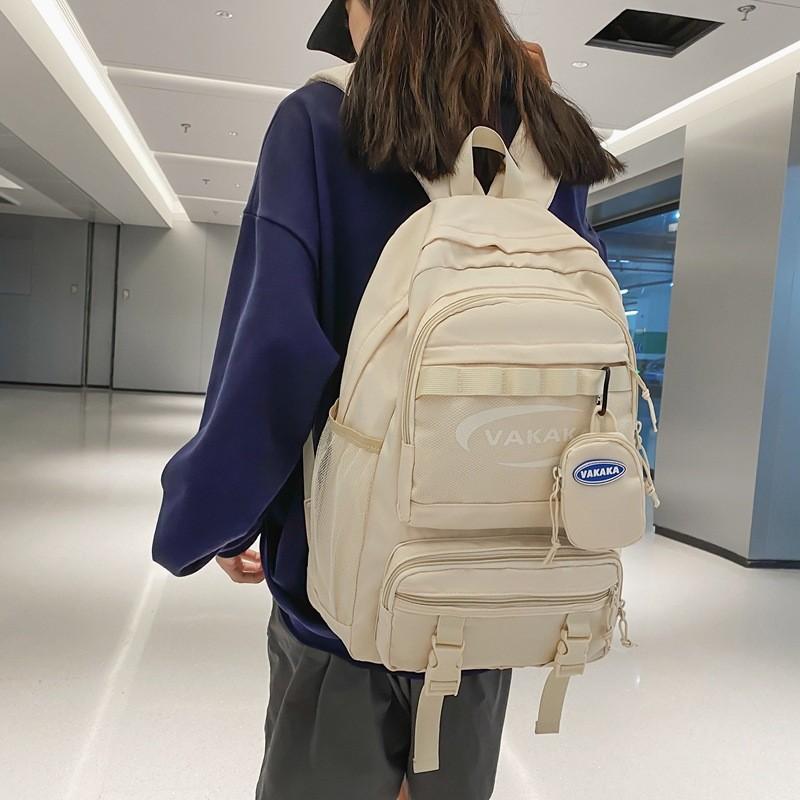 Style Letter Urban Backpack With Large Capacity For Campus And Carry Everyday