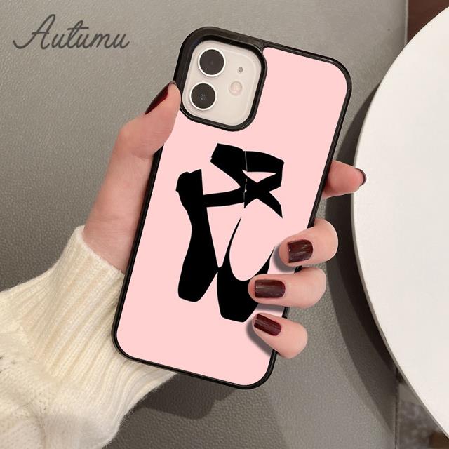 Ballerina Ballet Shoes Dance Girl Phone Case for iPhone 17 Air 15 16 16e 11 12 13 14 Pro Max Plus Cover coque Fundas