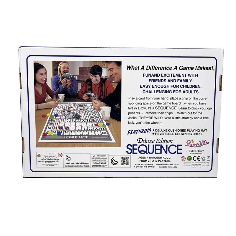 Interactive Card Games Toys English Sequence Games Chess And Chessboards Family Gathering Essentials Fidget Toy