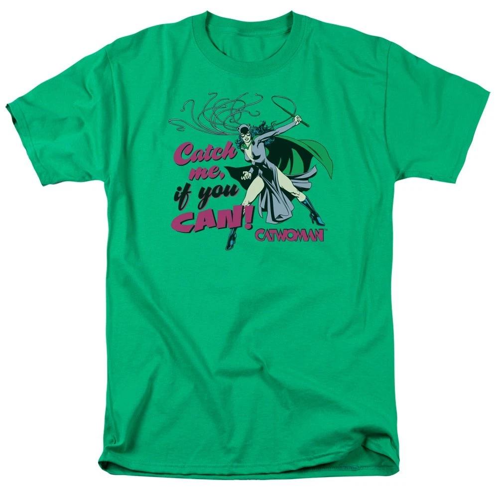 CATWOMAN CATCH ME DC COMICS Licensed Adult Men s Graphic Tee Shirt SM-4XL L