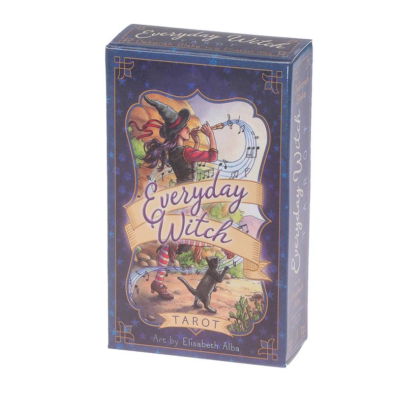 Tarotové karty Tarotová kniha v angličtině Everyday Witch Tarot Cards Tools
