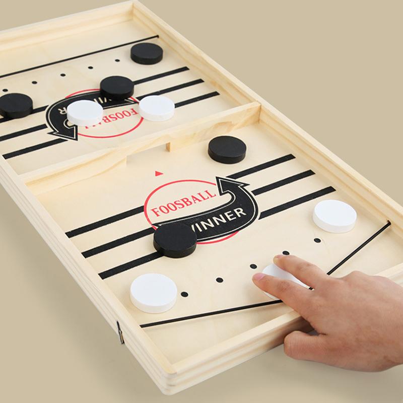 Table Hockey Paced Sling Board Game Fast Winner Party Desktop Battle Chess Adult Parent-child Interactive Child Family