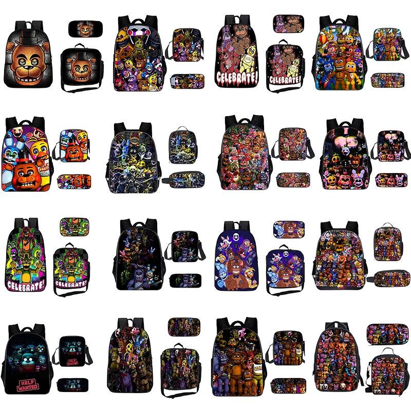 Stylish Toy Bear Backpack For Middle School Students Large Capacity And Vintage Design