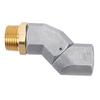 1 Inch NPT Fuel Nozzle Adapter 360 Degree Rotating Zinc Alloy Refueling Hose Connector for Transfer Pump Tank