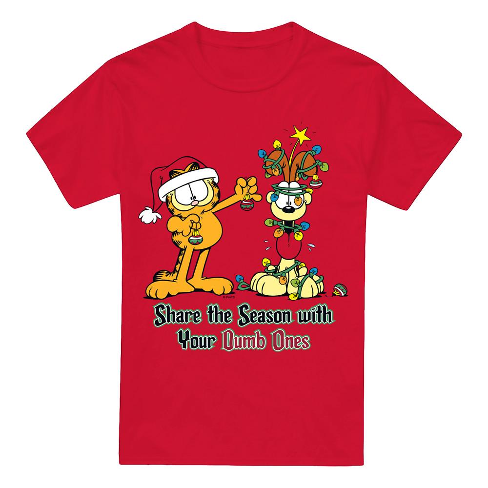 Garfield Mens Share The Season T-Shirt