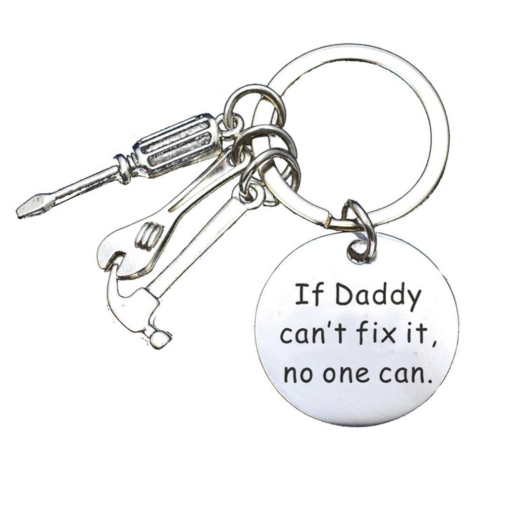 Fathers Day Gift If Cant Fix It No One Can Key Chain with Tool