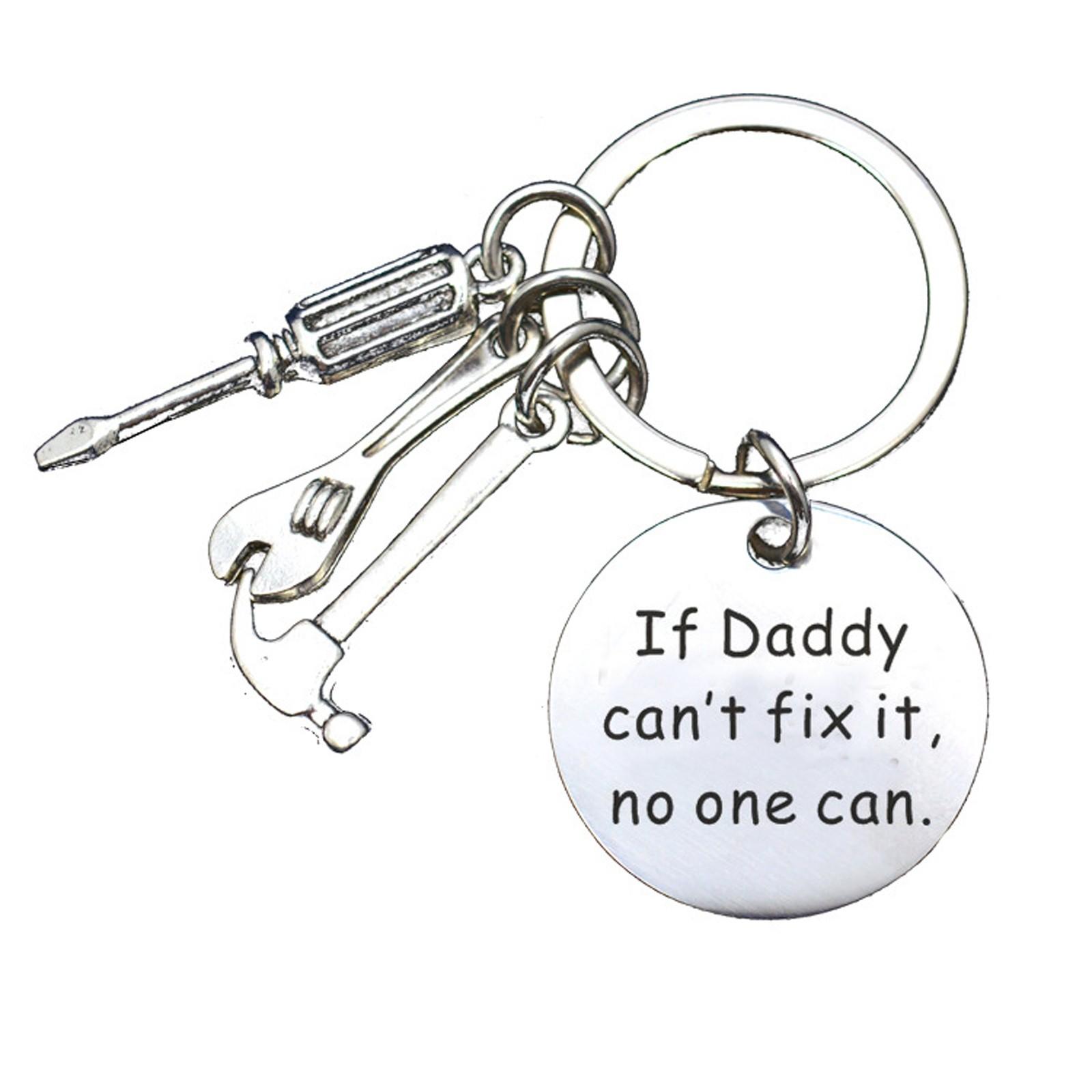 

Fathers Day Gift if Cant Fix It No One Can Key Chain with Tool