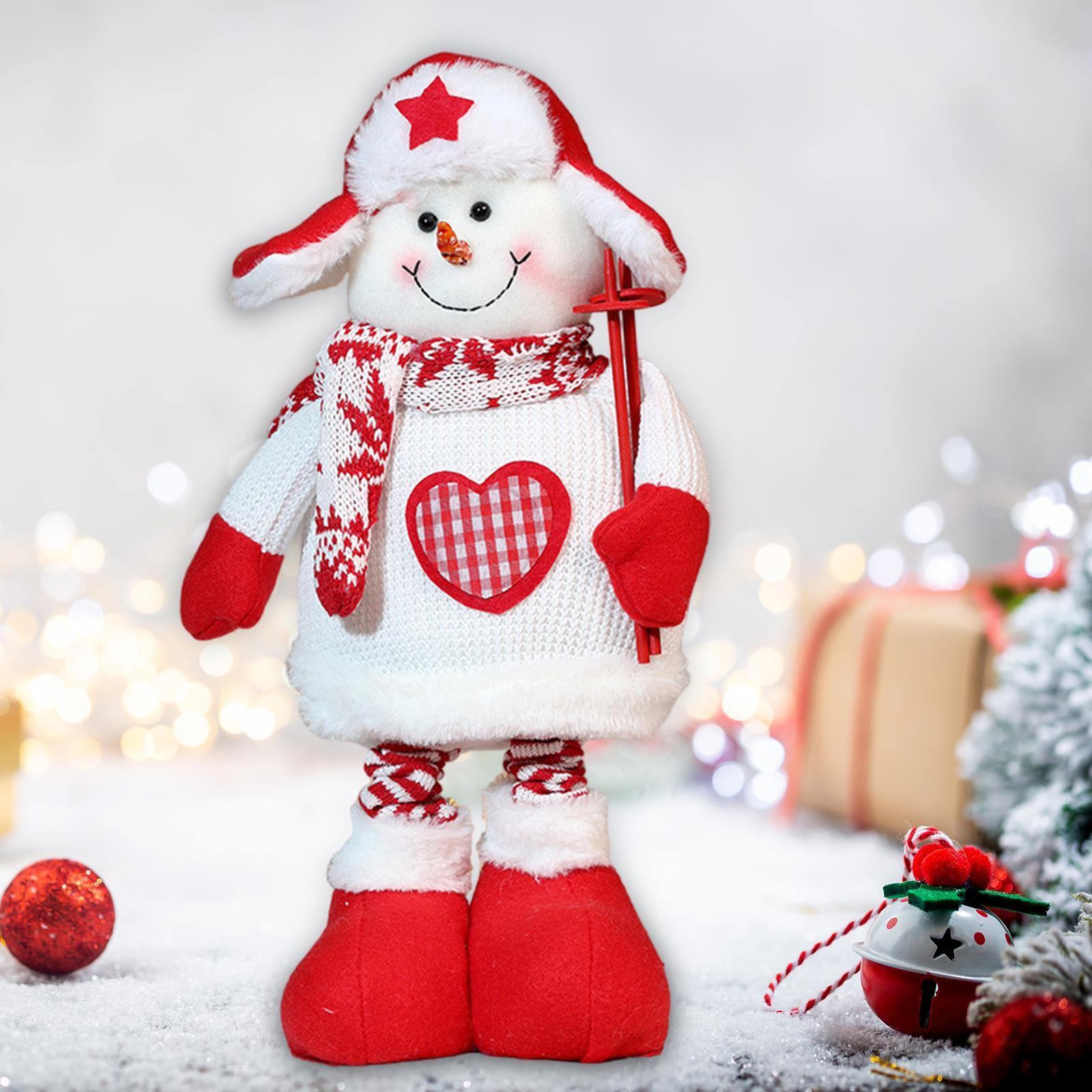 

Рождественская кукла, украшение, праздничные декоративные украшения для стола, гостиная, фестиваль Christmas Snowman