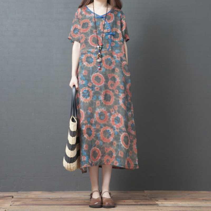 Summer Dress with Buttons