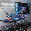 Mechanical Shark Semi Building Blocks Toys With Lights For Kids Play Educational