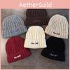 Lettering New York Knitted Hat With Windproof Warmth For Casual Fashion Gift