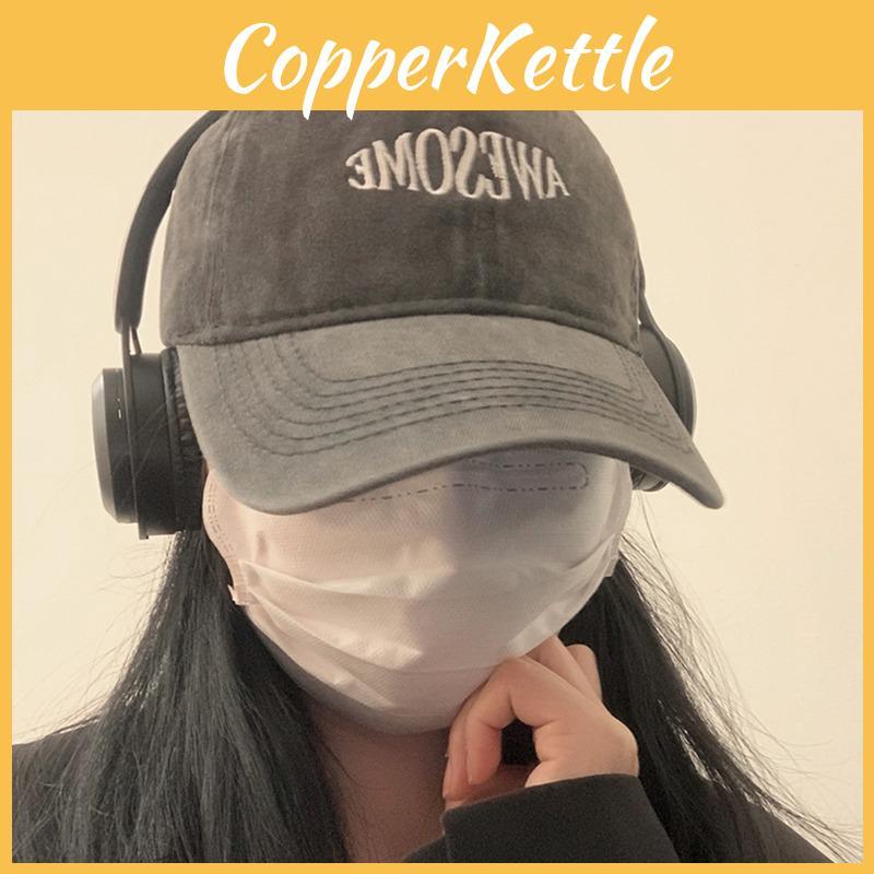 Elegant Letter Design Baseball Hat For Women Men All Season Round Cap Top