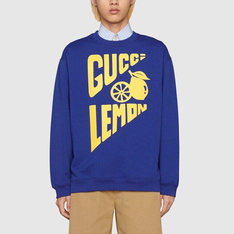 GUCCI Lemon Print Sweatshirt 681217-XJDV0-4120