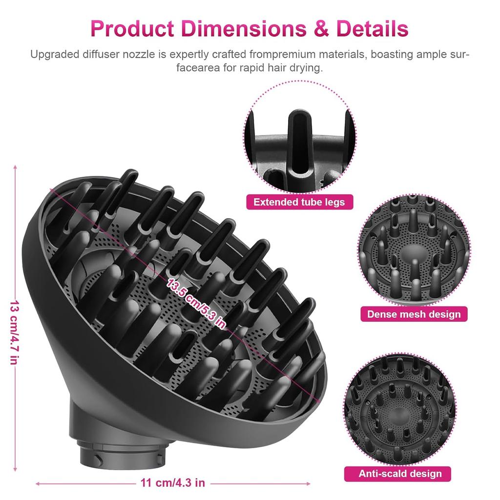 Portable Hair Dryer  Attachment for Dyson Converting