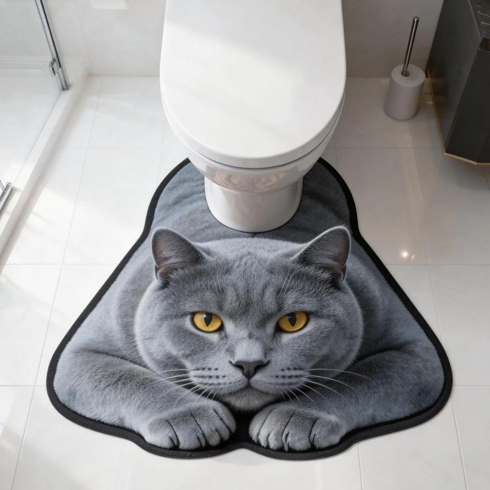 40×50CM 50×60CM Toilet Rug Non-slip Toilet Floor Mat  Bathroom Decor