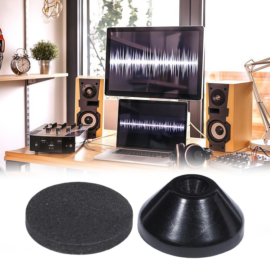 Speaker Shock Absorbing Foot Mats Elastomer Damper Vibration Isolation Feet Silicone for Turntable Amplifiers Recorders