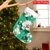 Christmas Decoration Fireplace Hanging Stocking One Piece of Floral Design - Christmas-Themed Socks, Decorativ