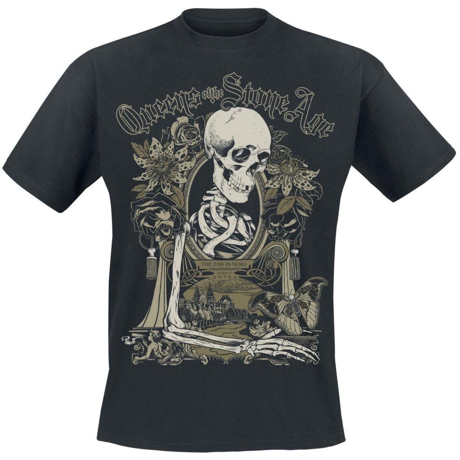 

Queens of The Stone Age Dark Rock Tee for Fans Who Love Band’s Vintage Design In Casual Wear XXXXXL