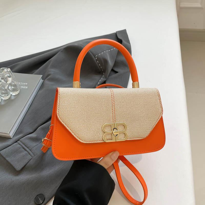 Summer New Retro Light Luxury Portable Small Square Bag Temperament Beautiful Niche Design Simple Shoulder Messenger Bag