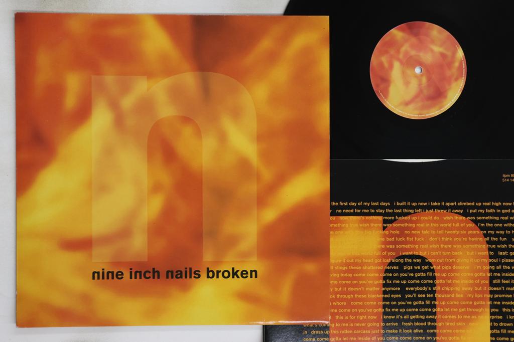 12inch Record NINE INCH NAILS - Broken 5141471 ISLAND 1992 UK Rock Used