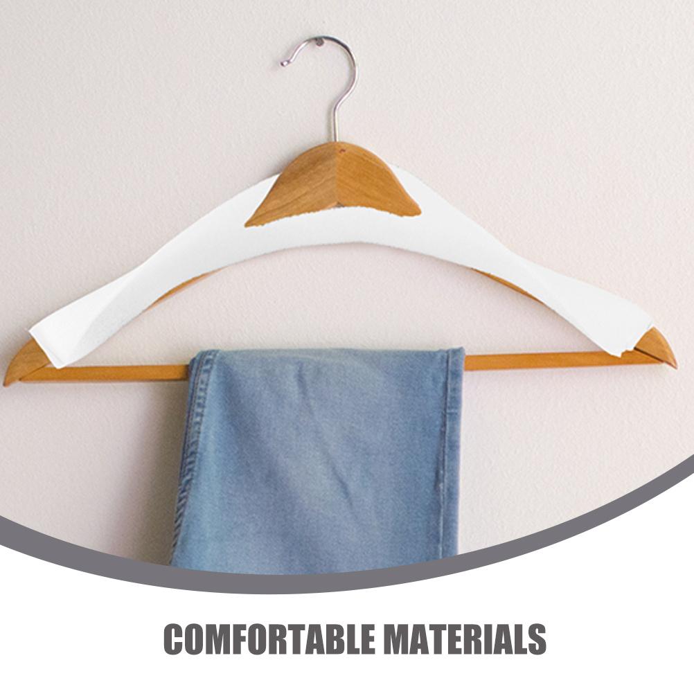 50Pcs Non-Slip Hanger Sponge Covers Foam Shoulder Protectors for Suits Coats Shirts Clothing Protection Closet Storage Solution