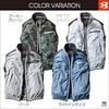 BURTLE Air Craft Vest (Unisex) for Spring/Summer, Army Green, AC1034, Size 63, S