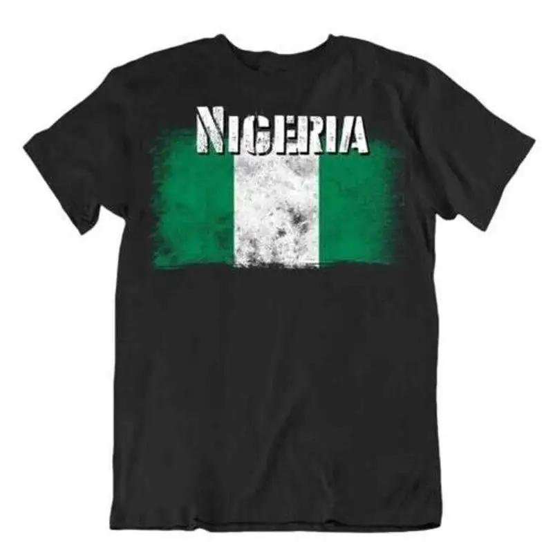 Nigeria Flag T Shirt City Pride Card Remembrance Basic Knit