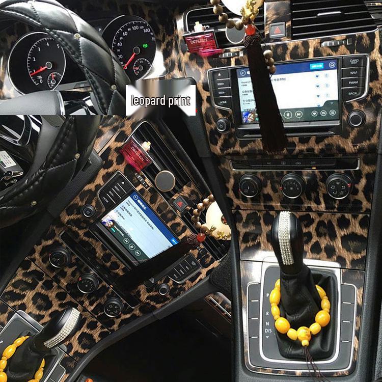 14-19 VW Golf 7 Interior Stickers: Gear Shift & Door Panel Decor Film