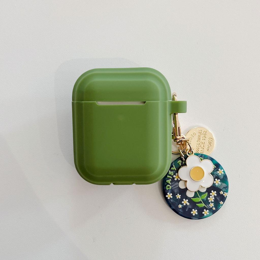 INS Square Avocado is compatible with Apple AirPods 1 Bluetooth Earphone Protective Cover Pro 1 Apple Earphones 1