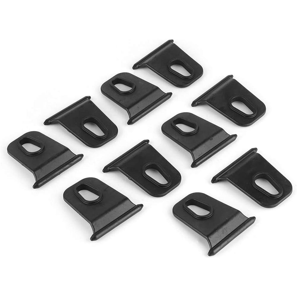 10 ΤΕΜ. Άγκιστρα Τέντας RV, Κρεμάστρα Ρούχων RV Κλιπ Φωτός Τέντας RV Άγκιστρο Τέντας Μαύρο Για RV Κάμπινγκ Σκηνή Εσωτερική Εξωτερική Διακόσμηση