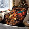 Charizard VS Blastoise Pattern Blanket for Home Decoration, Bed, Sofa, Car Travel, Camping, Suitable for All Seasons, Birthday Christmas Gift