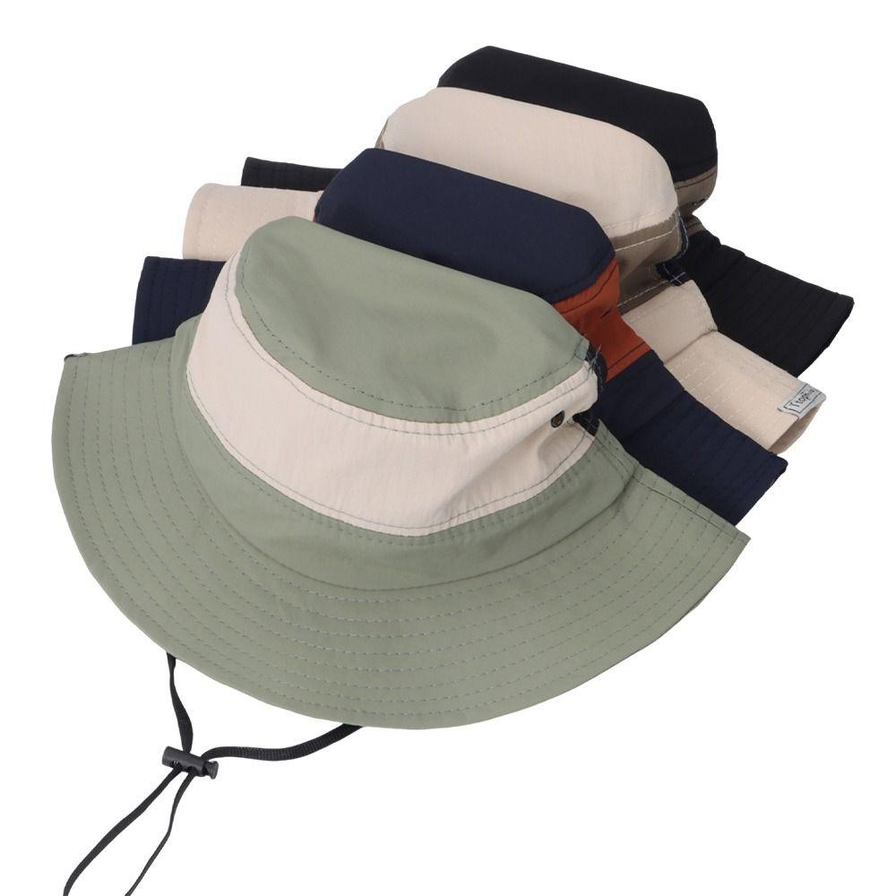 Quick-dry Bucket Hat Anti-UV Panama Hat Large Fisherman hat  Man