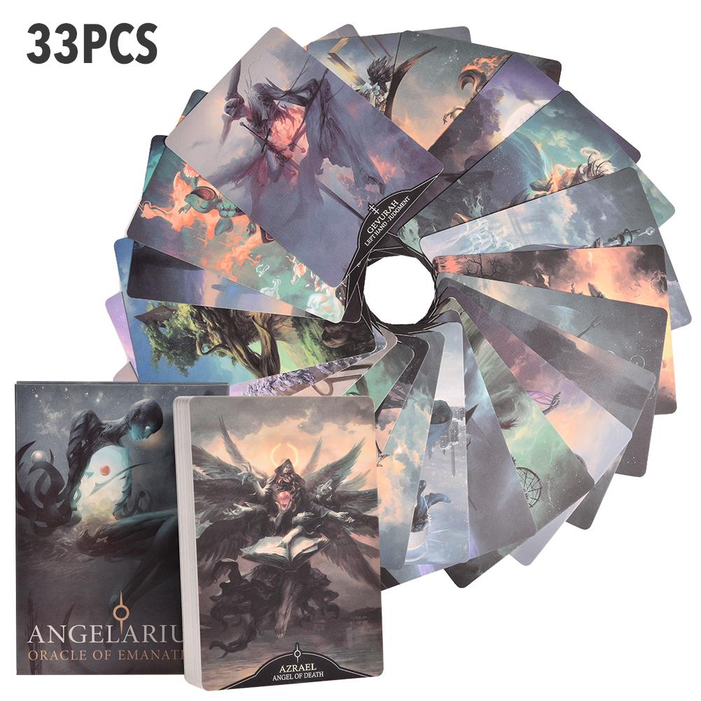 High Quality English Version Angelarium Oracle of Emanations Card Games Family Party Entertainment PDF Table Games